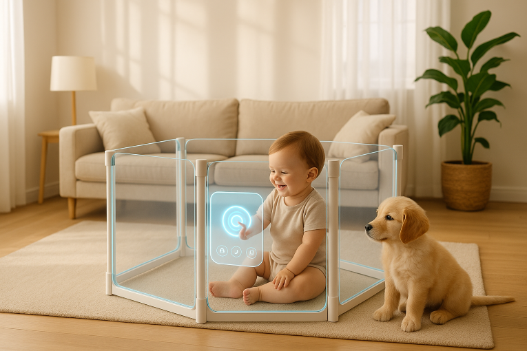아기와 반려동물 위한 스마트 펜스 기술 개발 썸네일