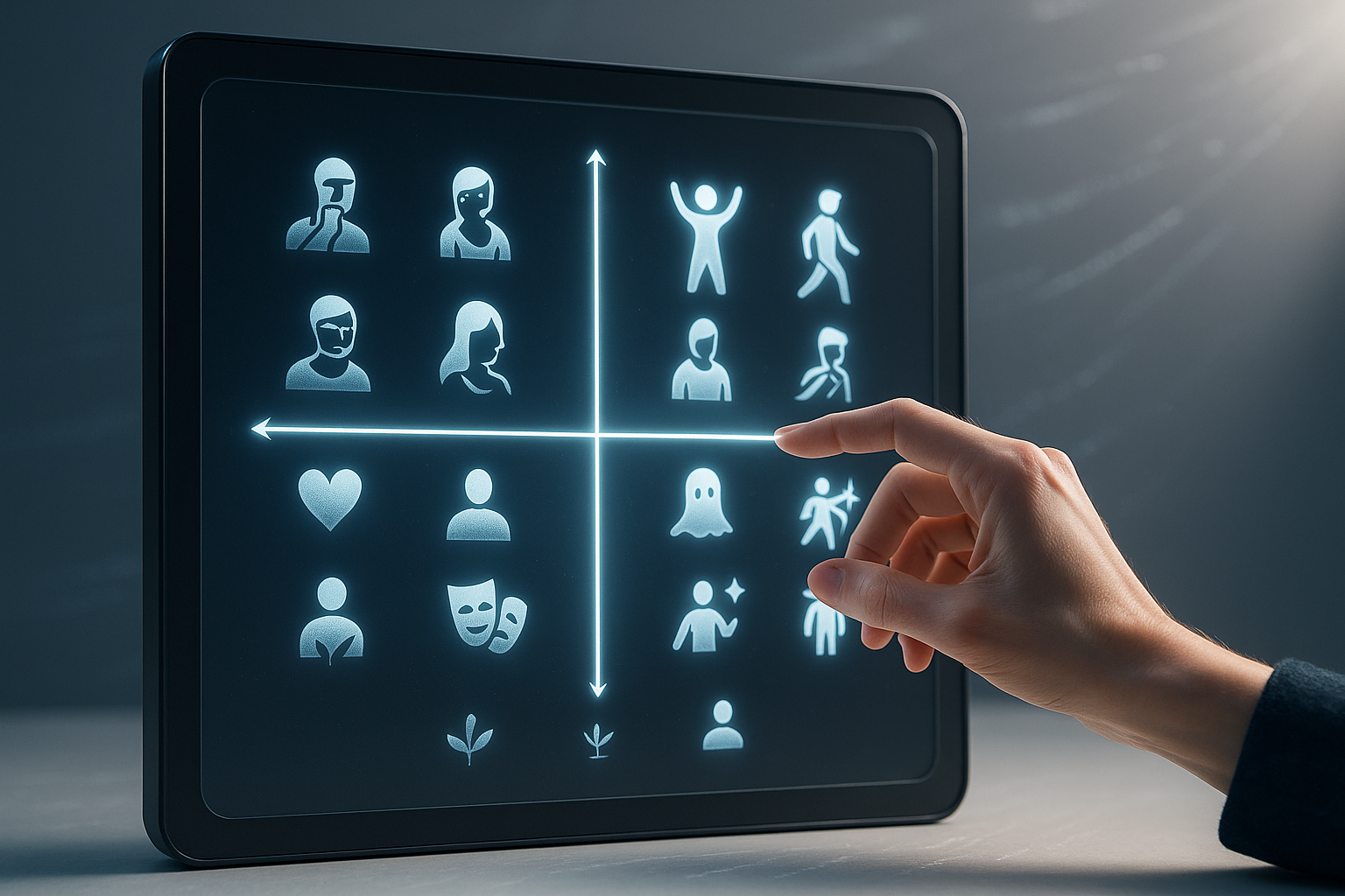 태도 사분면 활용 서사 캐릭터 추천 시스템 개발 썸네일