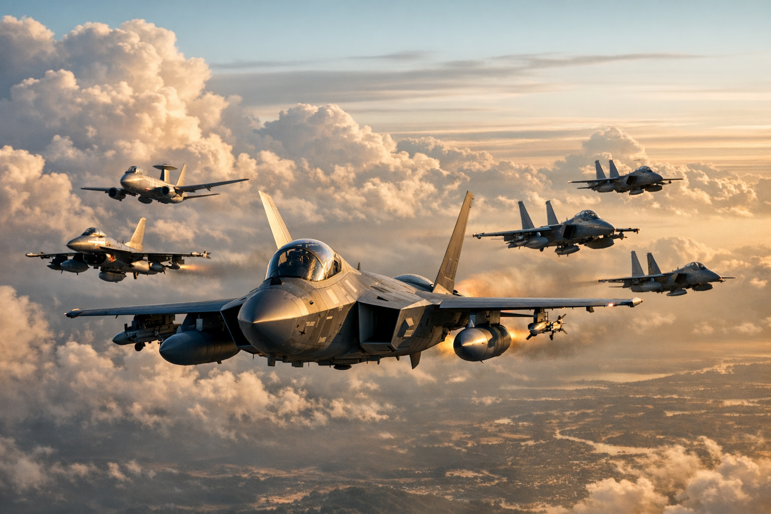 복합 전장 환경에서 공격 성공률을 높이는 인공지능 기반 편대군 작전계획 수립 기술 개발 썸네일