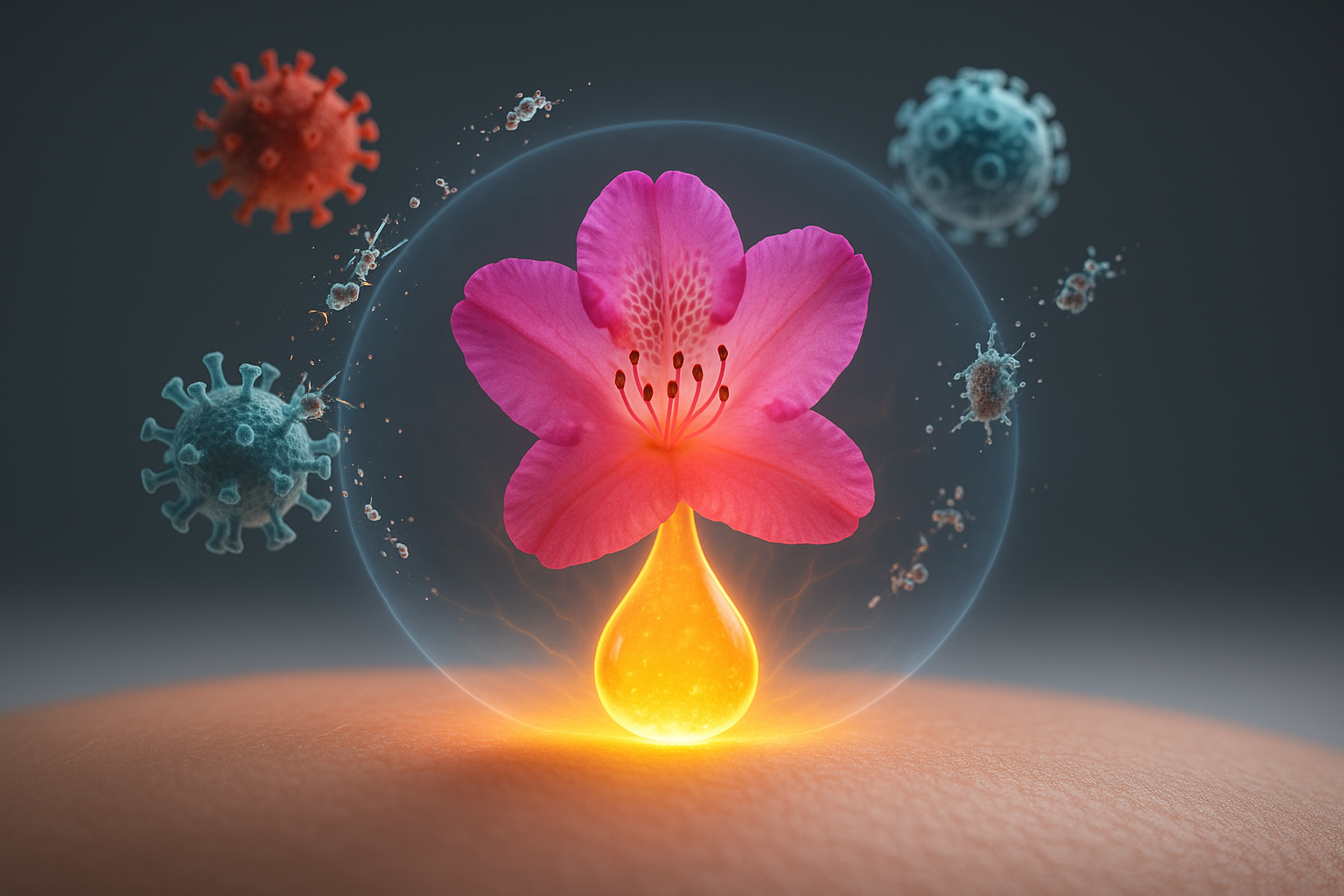 <바이러스 증식신호(NF-κB) 원천 차단> 숙주인자 타겟팅의 큰만병초 유래 항바이러스제 썸네일