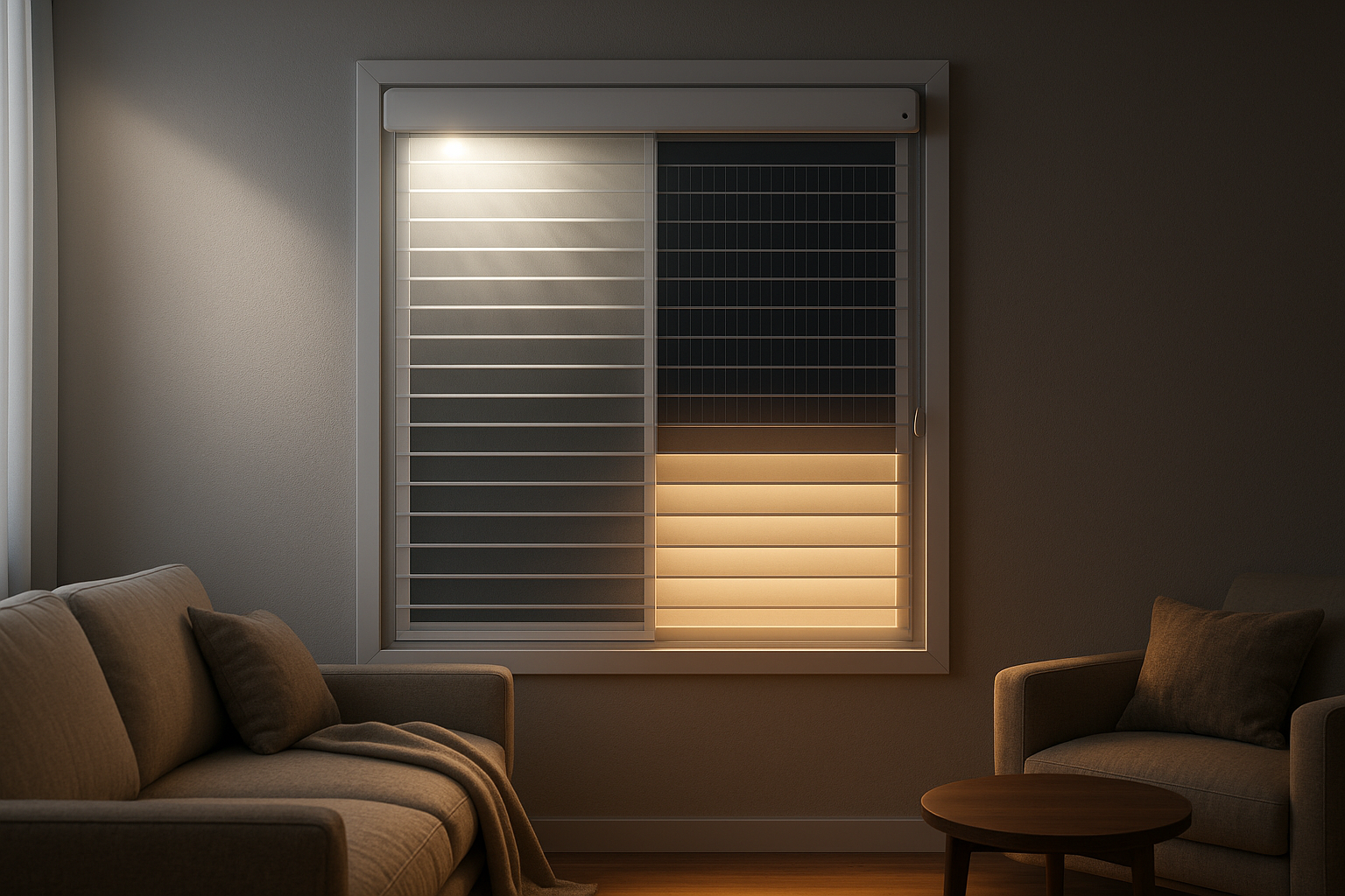 태양광 발전 효율과 실내 조명 제어 가능한 블라인드 개발