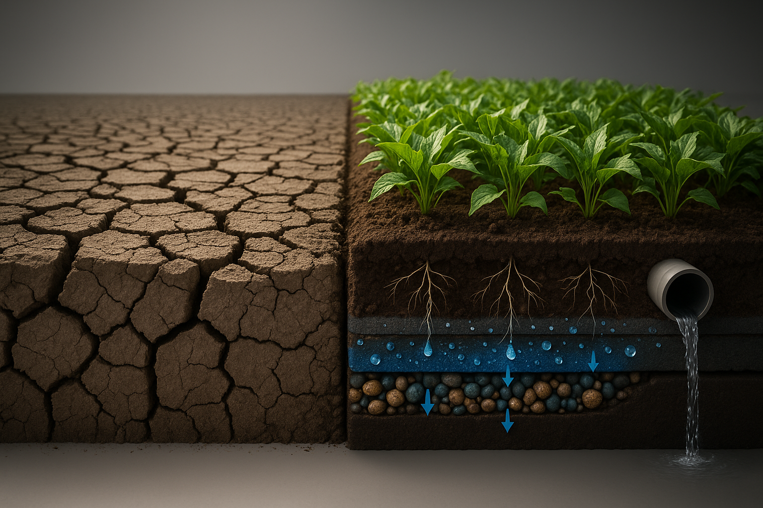 홍수 가뭄 문제 해결하는 스마트 인공 토양 개발