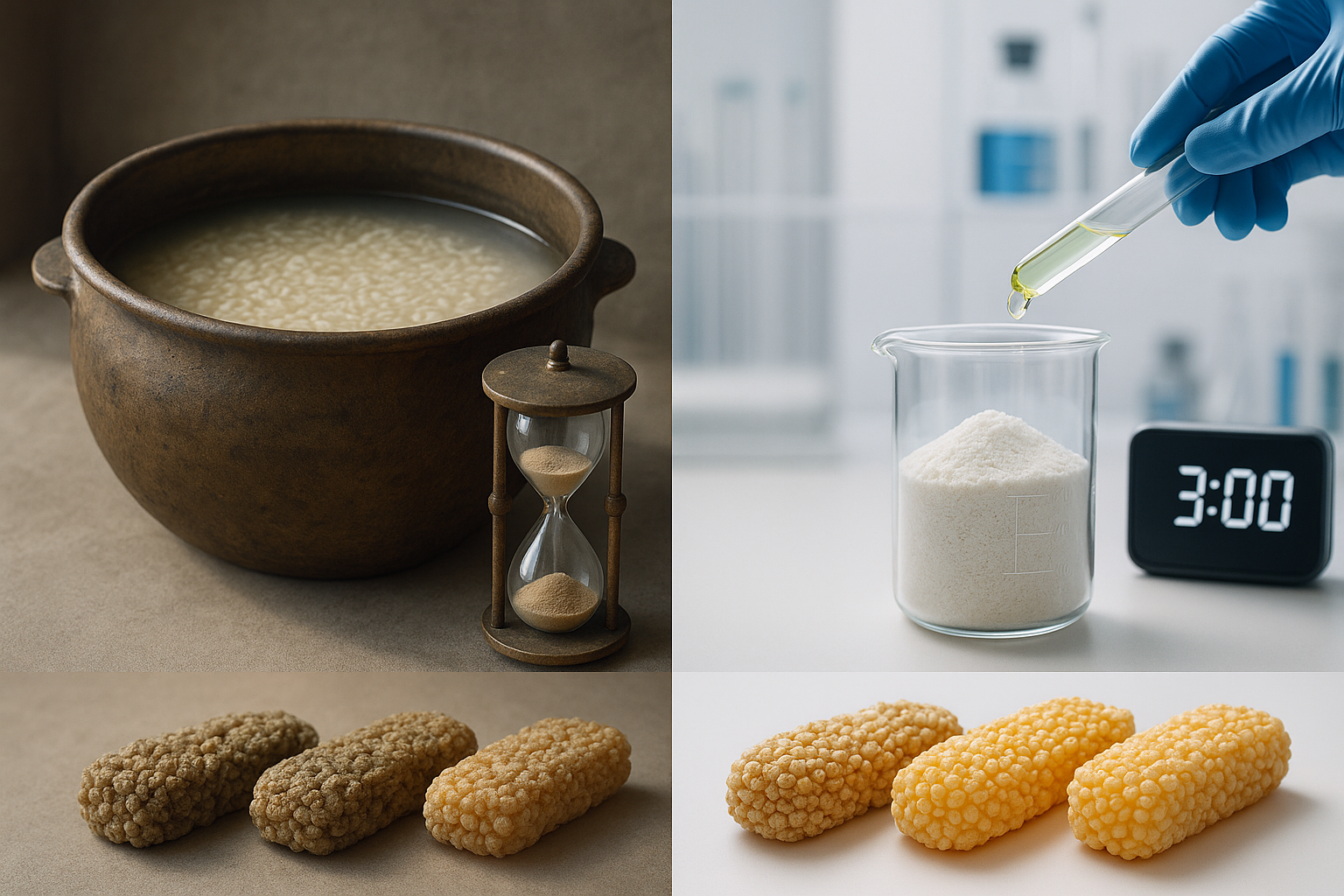 효소 처리로 강정 찹쌀가루 수침 단축 및 산패 개선 개발 썸네일