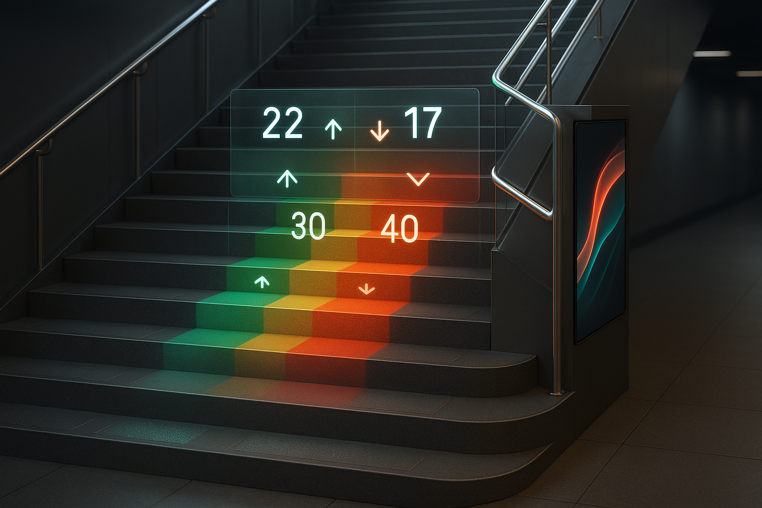 계단 보행 감지로 통행량과 혼잡도를 정밀 분석하는 시스템 개발 썸네일