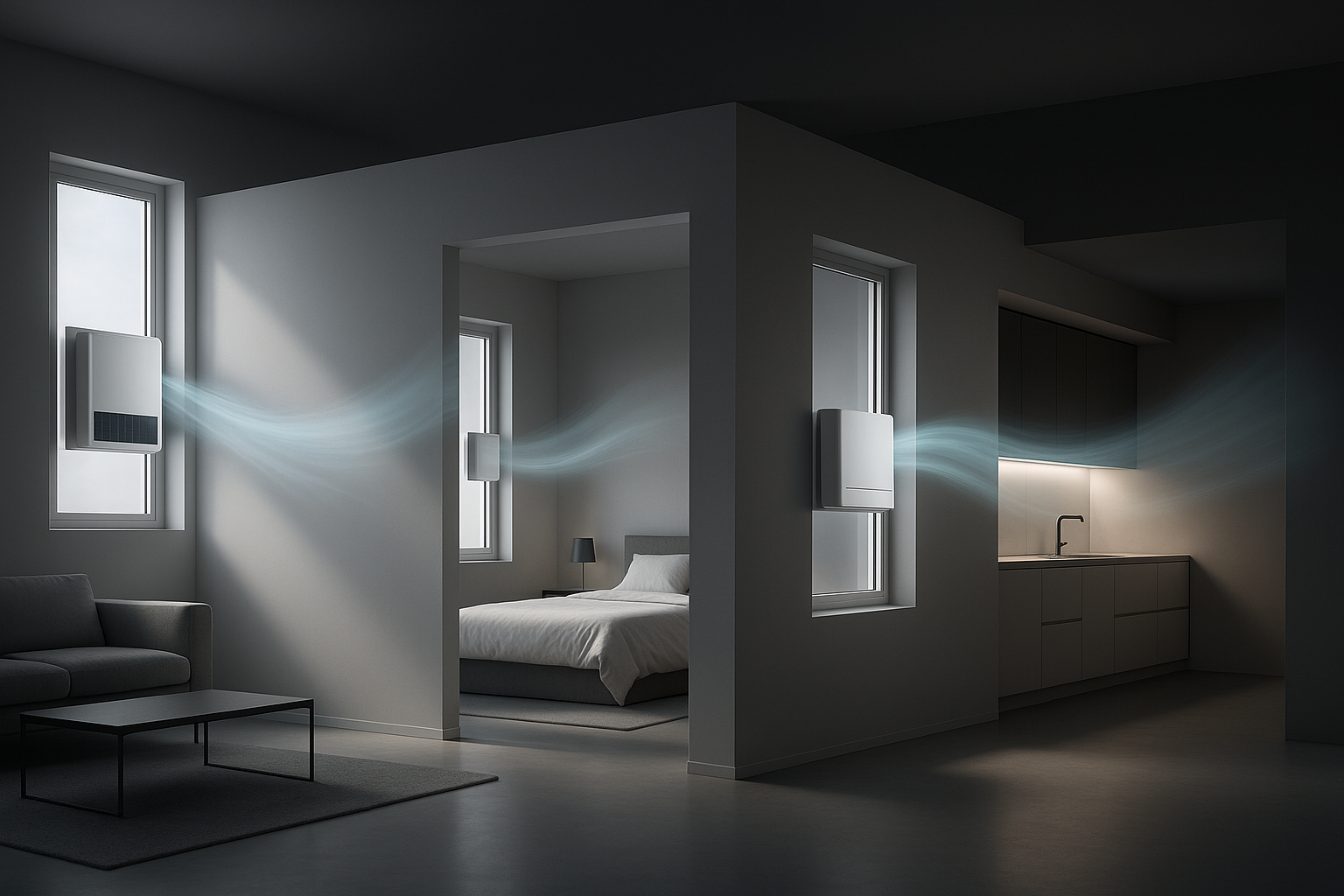 덕트 없이 실내 공기질 균일 유지하는 창문형 환기 방법 개발