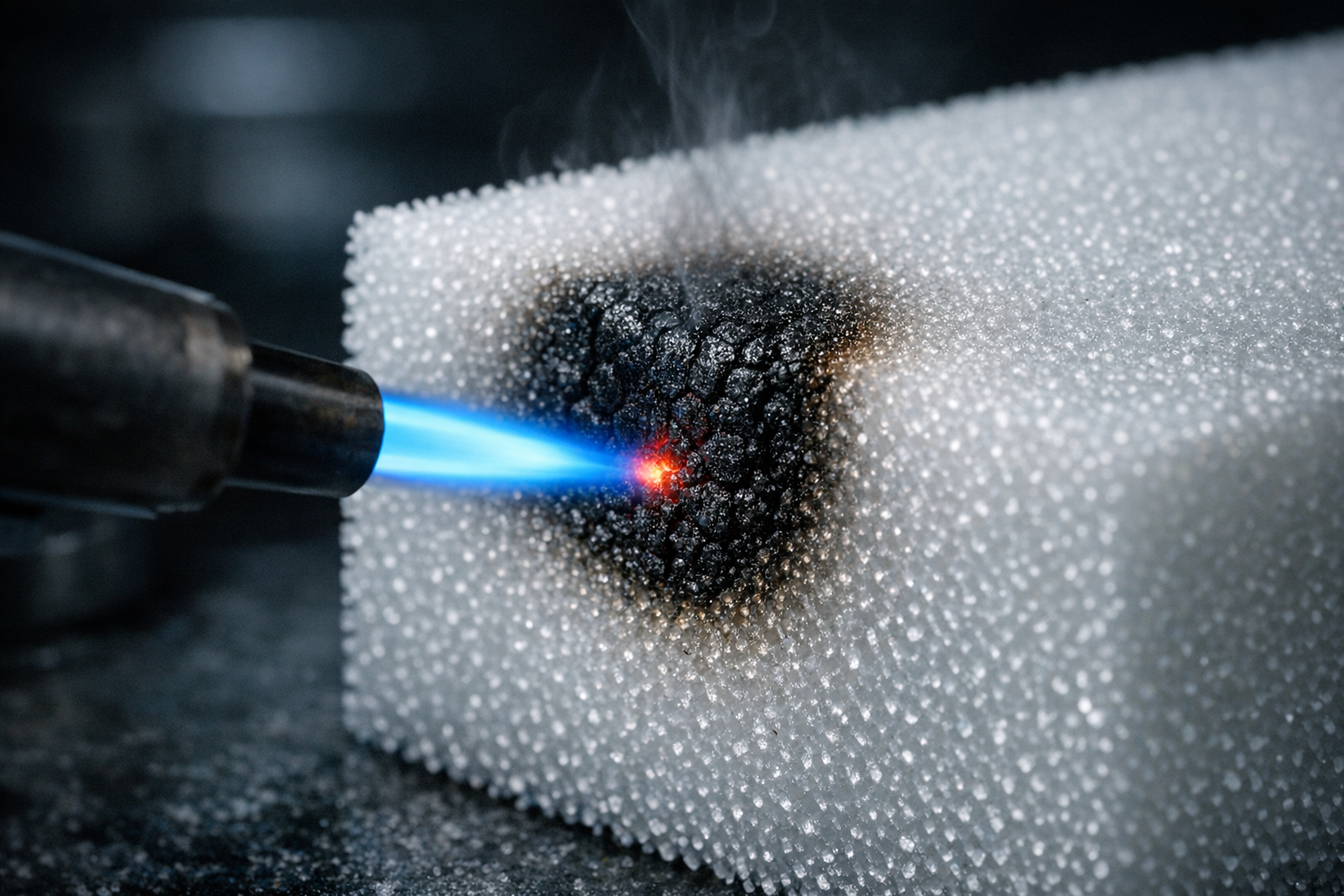 친환경 난연제를 활용한 폴리우레탄 폼의 초고속 증착 난연 처리 기술 개발 썸네일