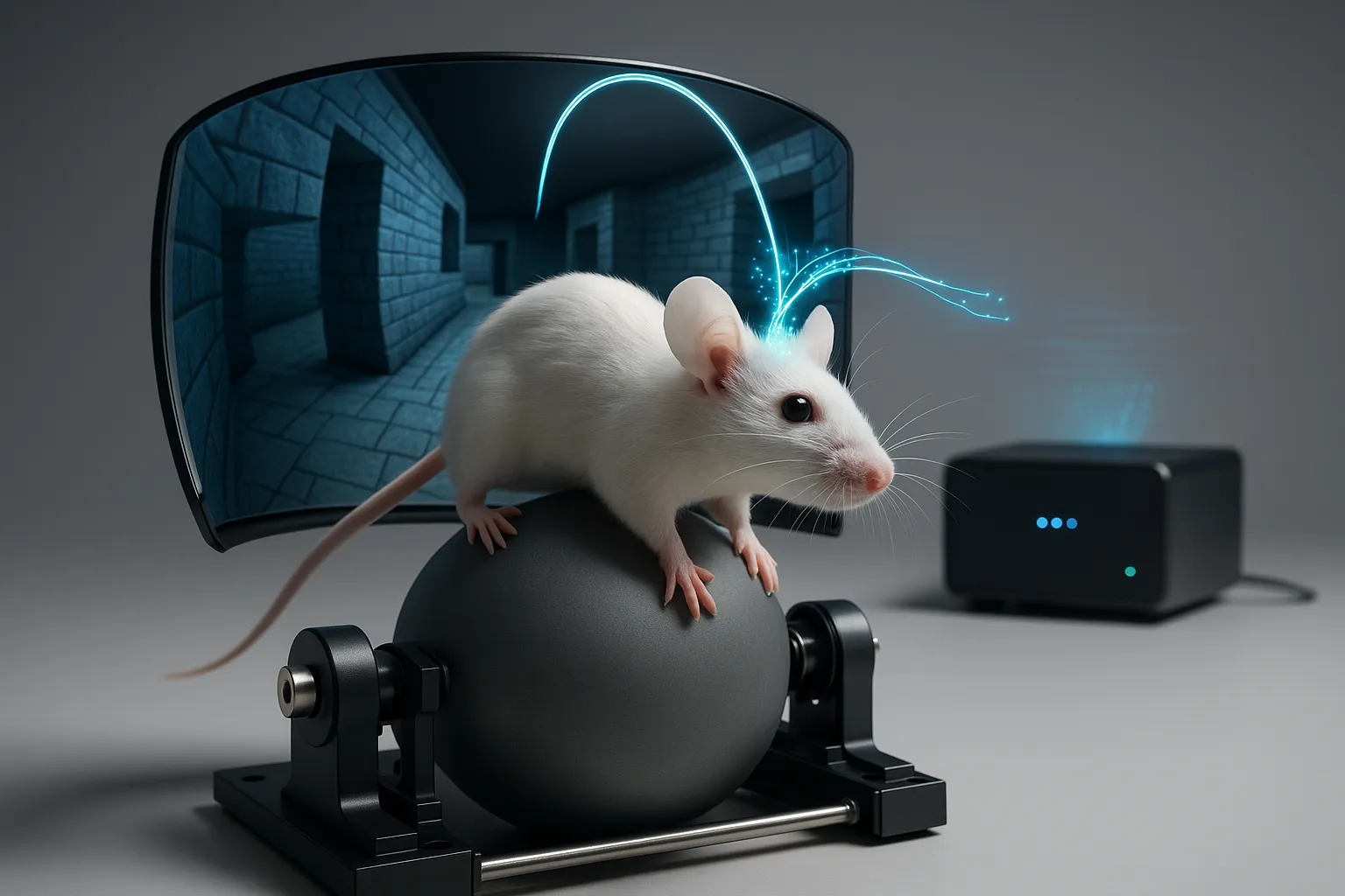 공기압 없는 360도 설치류 행동 뇌신호 측정 가상환경 개발 썸네일