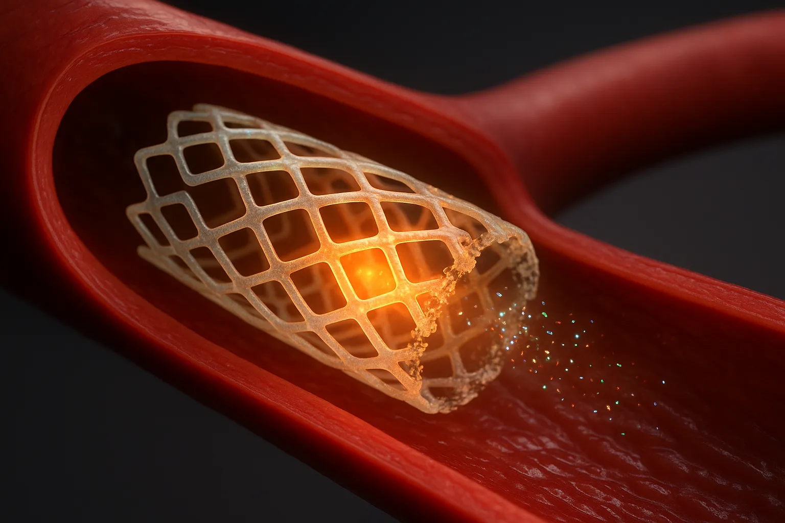 근적외선 활성 약물 방출 생흡수성 스텐트 개발 썸네일