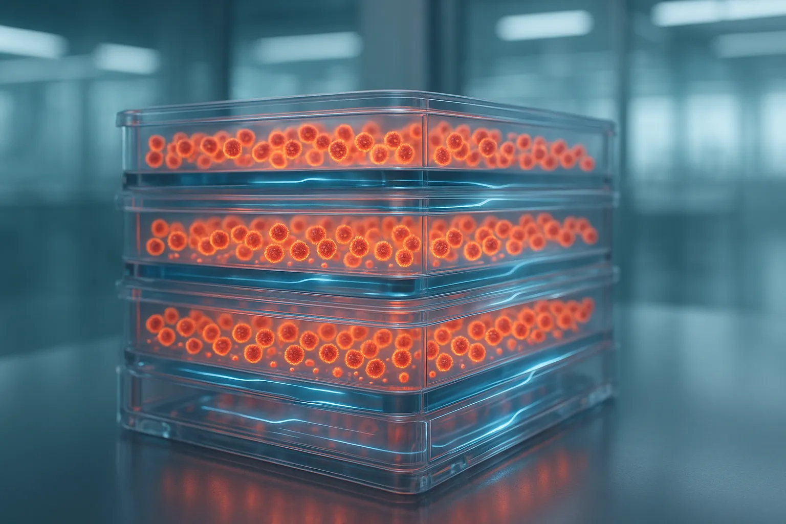 스마트 무선 제어로 대량 세포 배양 효율 극대화 개발 썸네일