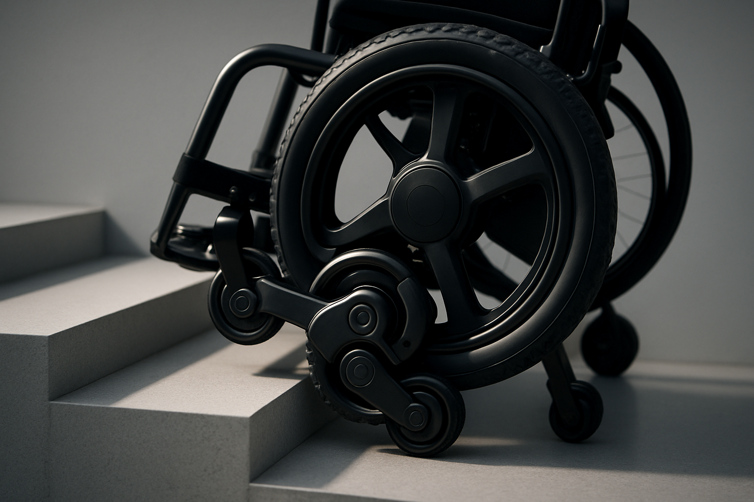 어떤 장애물도 문제없는, 변형 휠체어 바퀴 개발