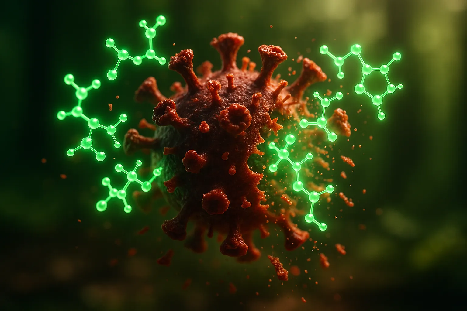 피톤치드 핵심 성분으로 코로나19 치료제 개발 썸네일