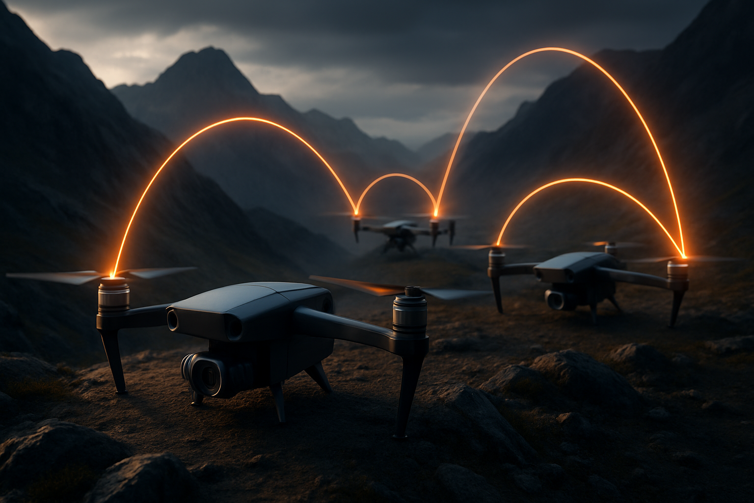 통신 음영 해소 무인비행체 네트워크 자동 배치 기술 개발 썸네일