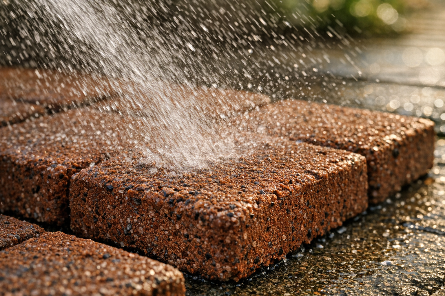 지하수 오염을 원천 차단하는 시멘트 제로 황토 투수 블록 개발 썸네일