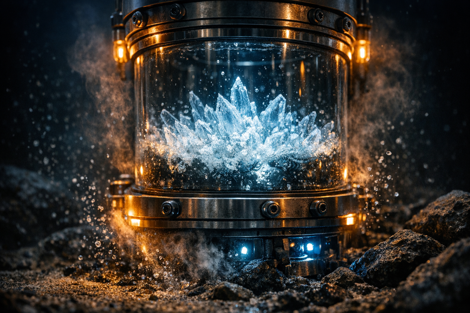 삼중수소 폐수와 이산화탄소를 동시에 격리하는 해저 하이드레이트 고화 기술 개발 썸네일