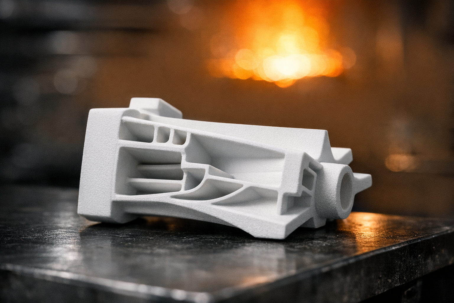 고온 안정성이 우수한 3원계 무기 바인더 기반 고융점 합금 주조용 세라믹 코어 개발 썸네일