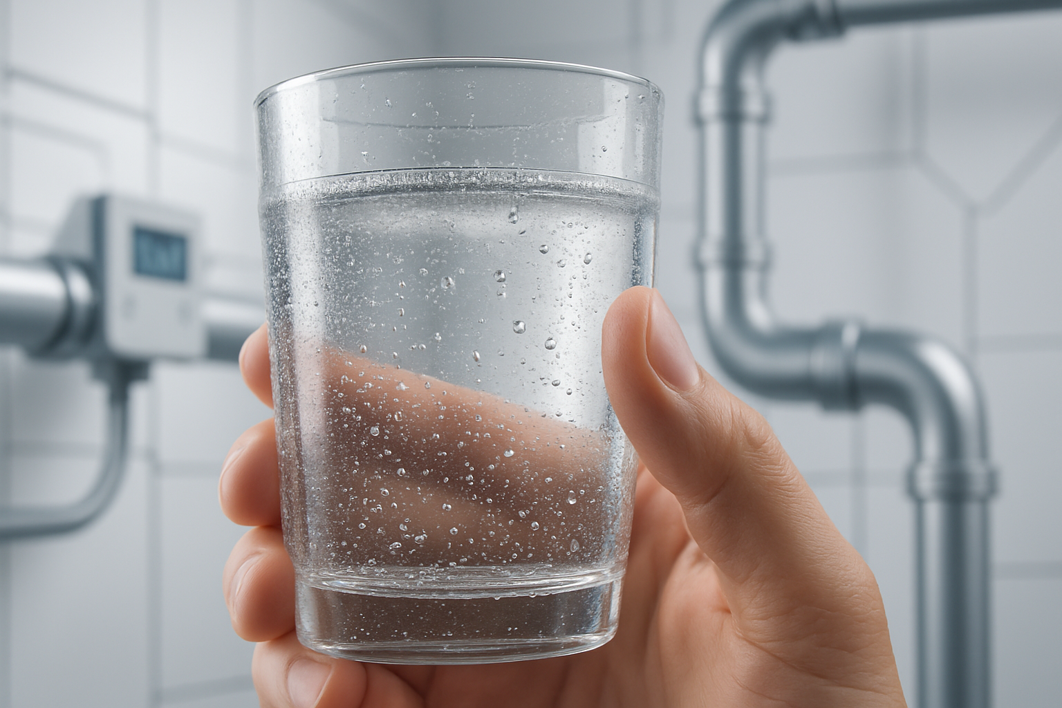 수돗물 염소 냄새 해결과 미생물 안전성 확보 시스템 개발