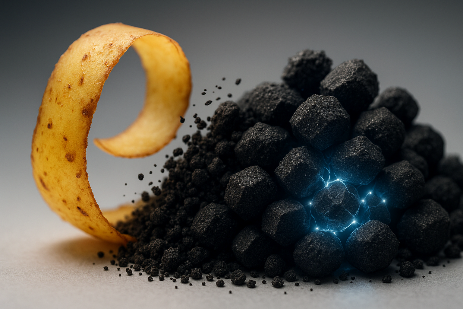 유기성 폐기물 감자 껍질 재활용 LFP 양극재 성능 개선 개발 썸네일