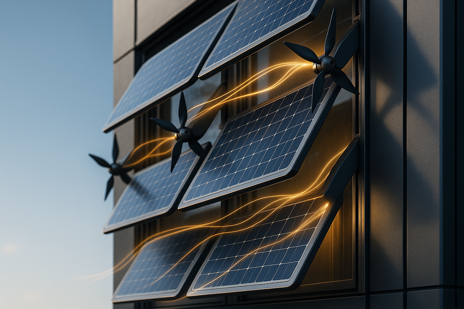 태양광·풍력 동시 발전으로 에너지 효율 높이는 건물 외벽 루버 개발