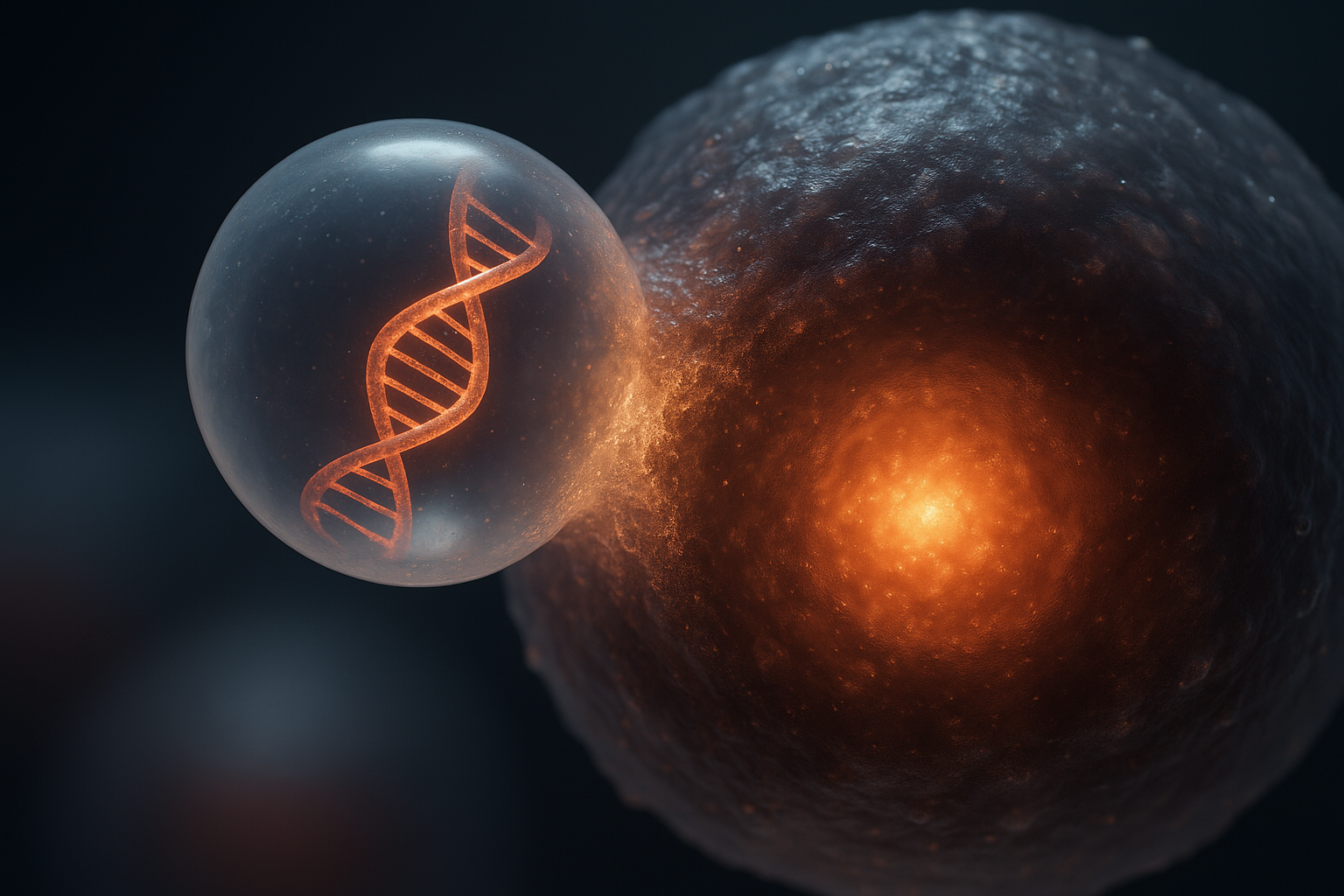 GSH 반응형 생분해성 중합체 유전자 전달 시스템 개발 썸네일