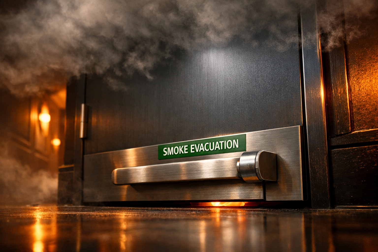 화재 시 신속한 연기 배출을 돕는 화장실 도어 무동력 개방장치 개발 썸네일