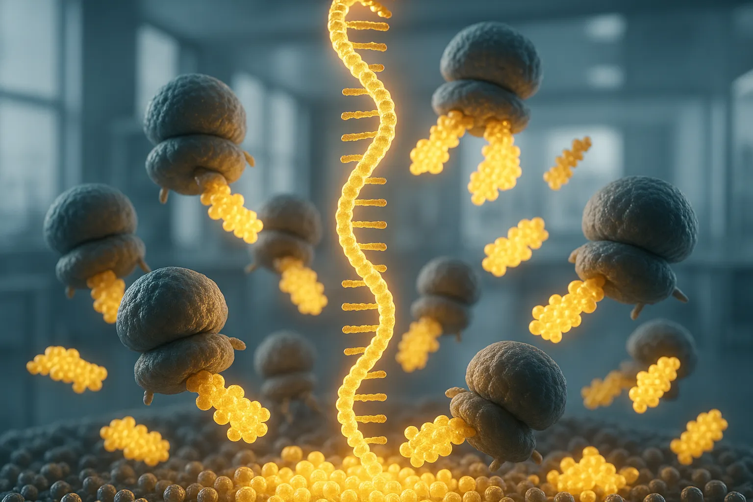 바이러스 유래 mRNA 안정성 증진 및 번역 효율 증대 기술 개발 썸네일