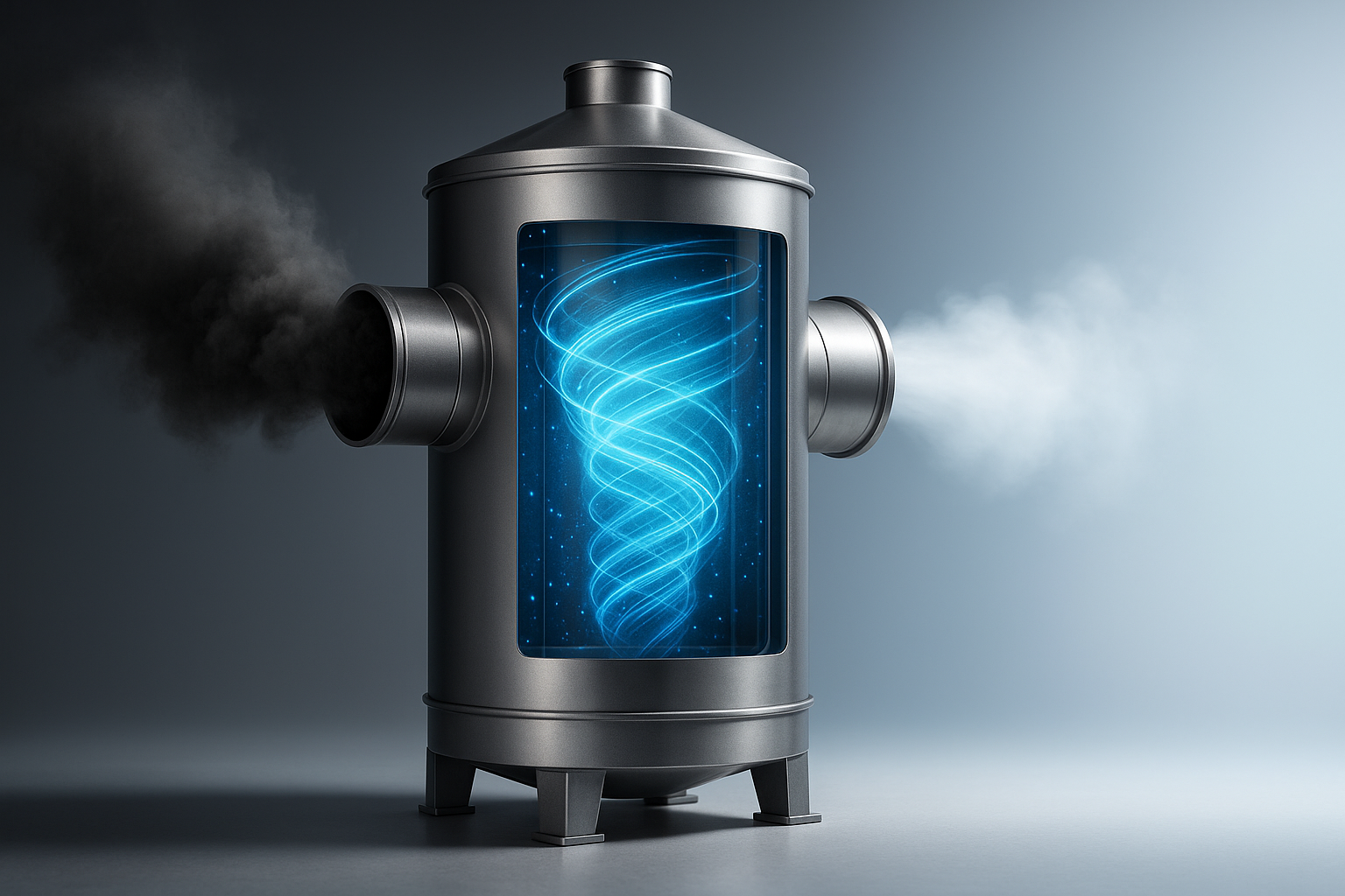 오염가스 균질 분배로 폐가스 처리 효율 높인 습식세정장치 개발 썸네일