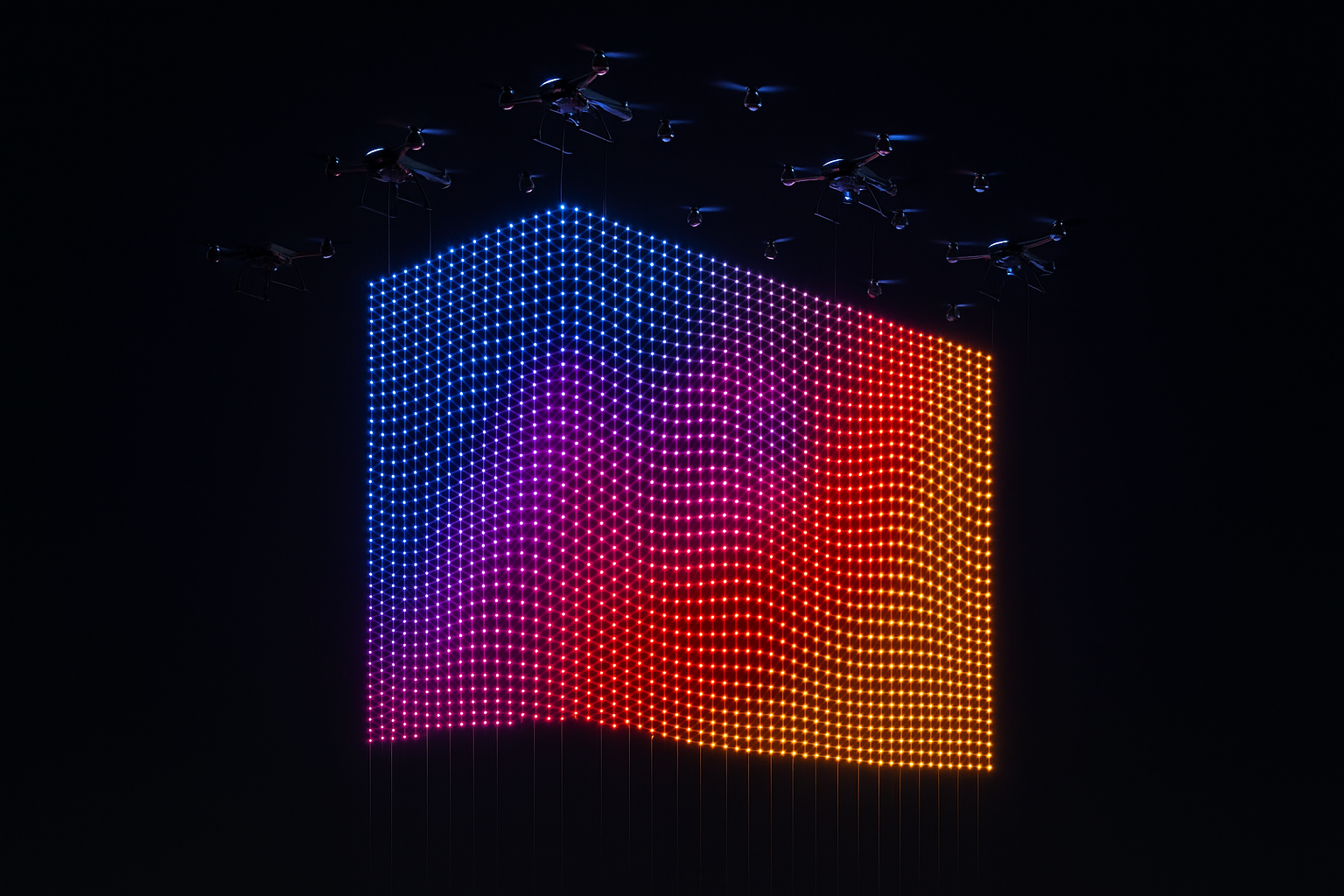 드론 갯수 줄이고 3D 영상 구현하는 LED 스크린 개발 썸네일