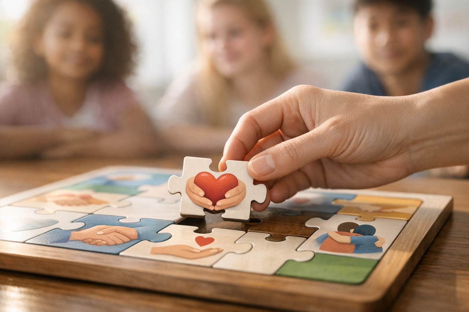 학교폭력 대처법과 공감 능력을 동시에 익히는 퍼즐 빙고형 교구 개발 썸네일