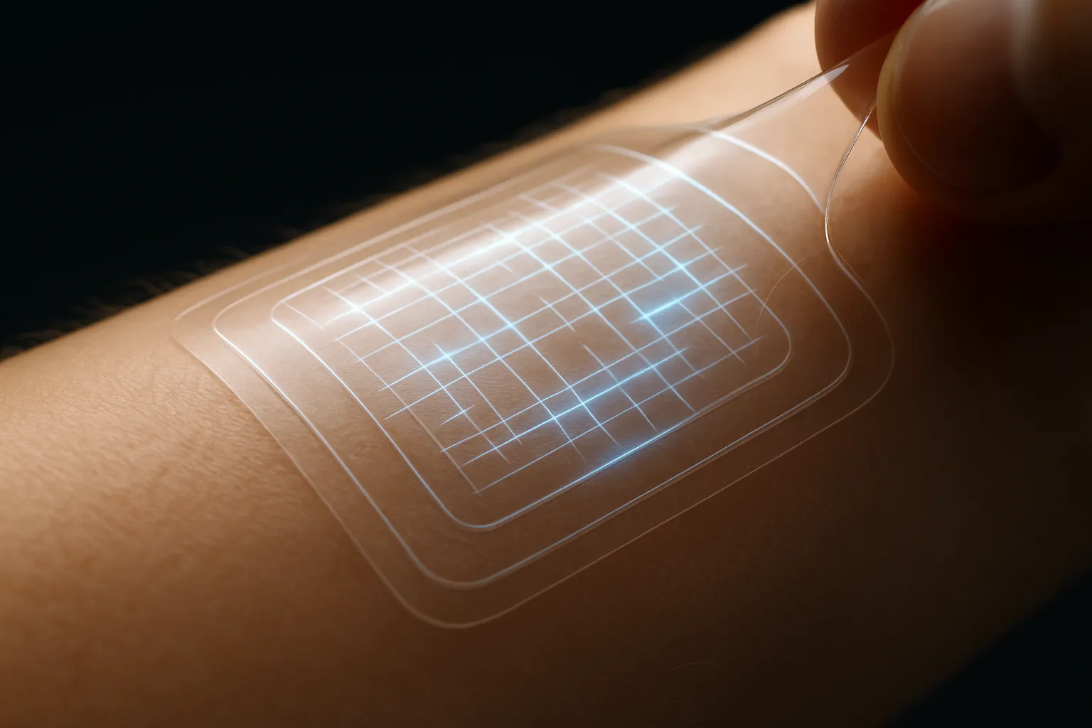 피부 부착 투명 신축성 전기 자극기 핵심 기술 개발 썸네일