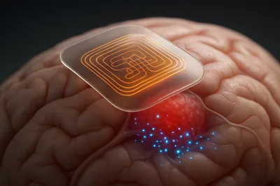 생체 내 삽입 가능한 무선 뇌종양 치료 패치 개발 썸네일