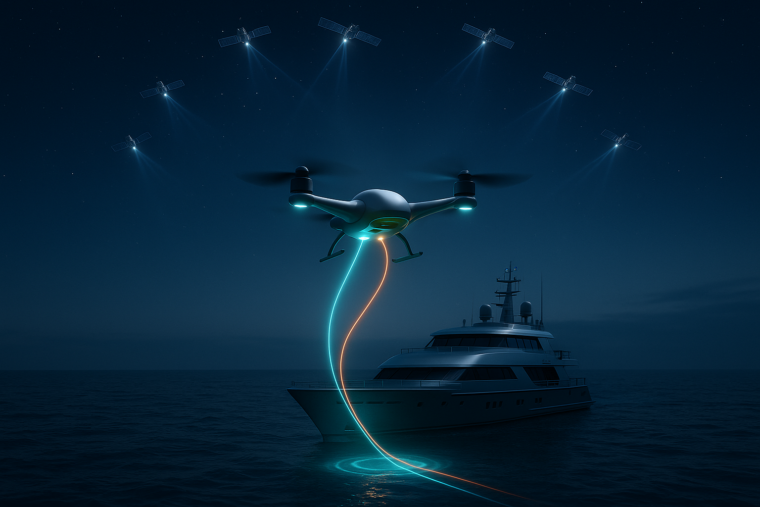 저궤도 위성 및 무인기 기반 저지연 해상 통신 시스템 개발 썸네일