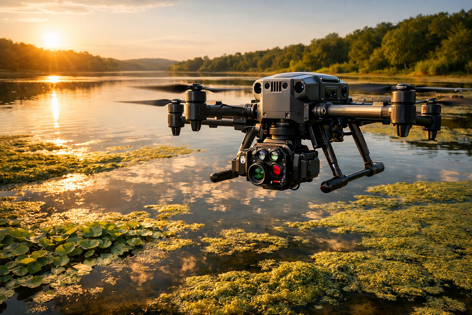 위성 한계를 극복한 다중분광 드론 영상 기반 수생식물 탐지 시스템 개발 썸네일