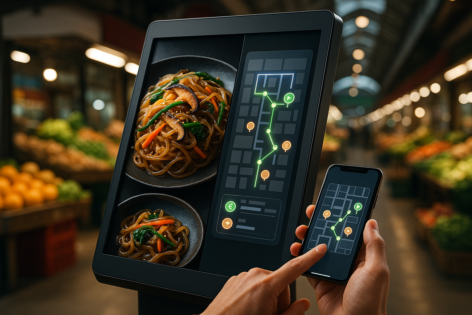 전통시장 식재료 스마트 구매 돕는 인터렉티브 마켓 개발 썸네일