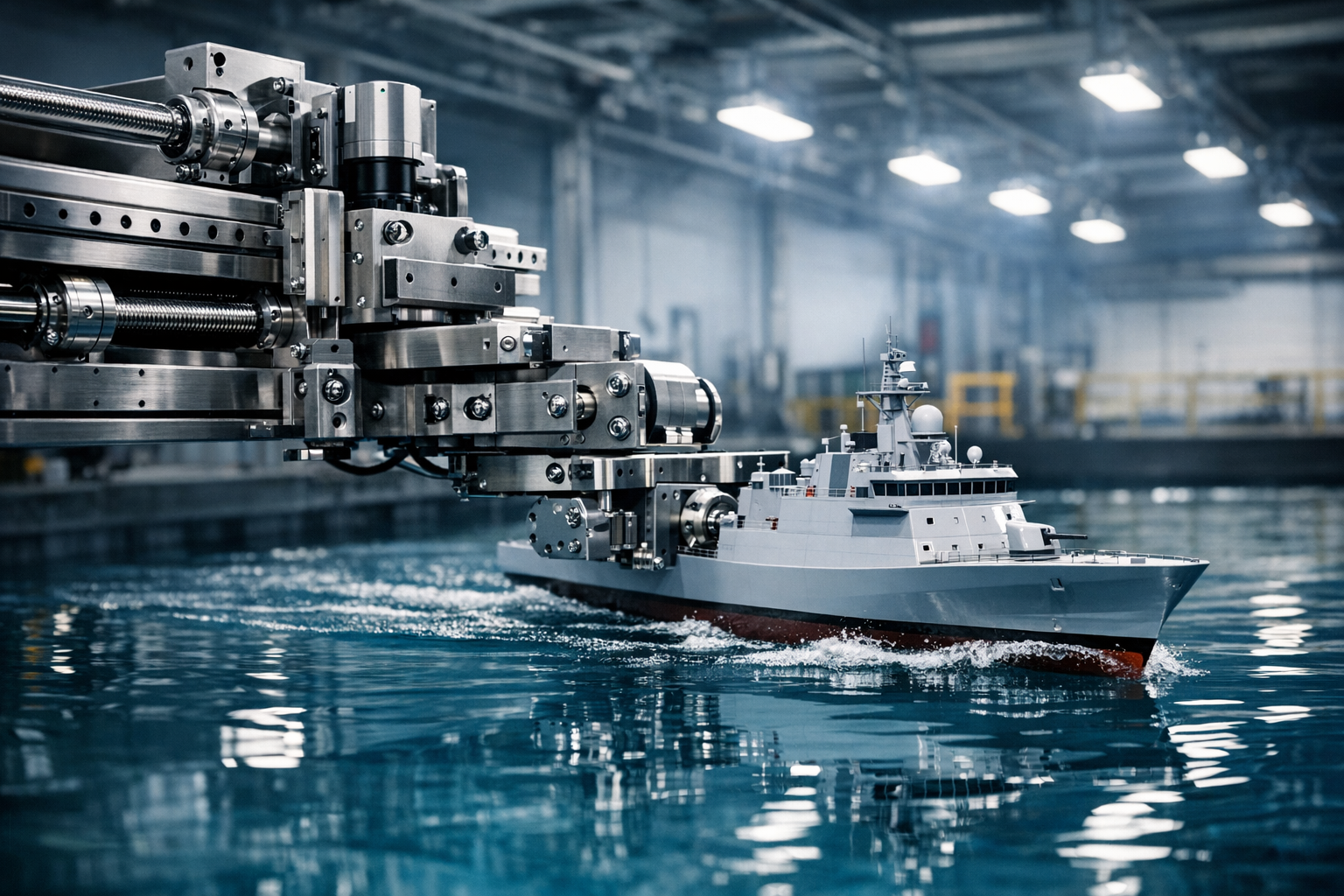 자율주행 선박의 정밀한 동유체력 모델 추정을 돕는 신개념 회전팔 시험장치 개발 썸네일