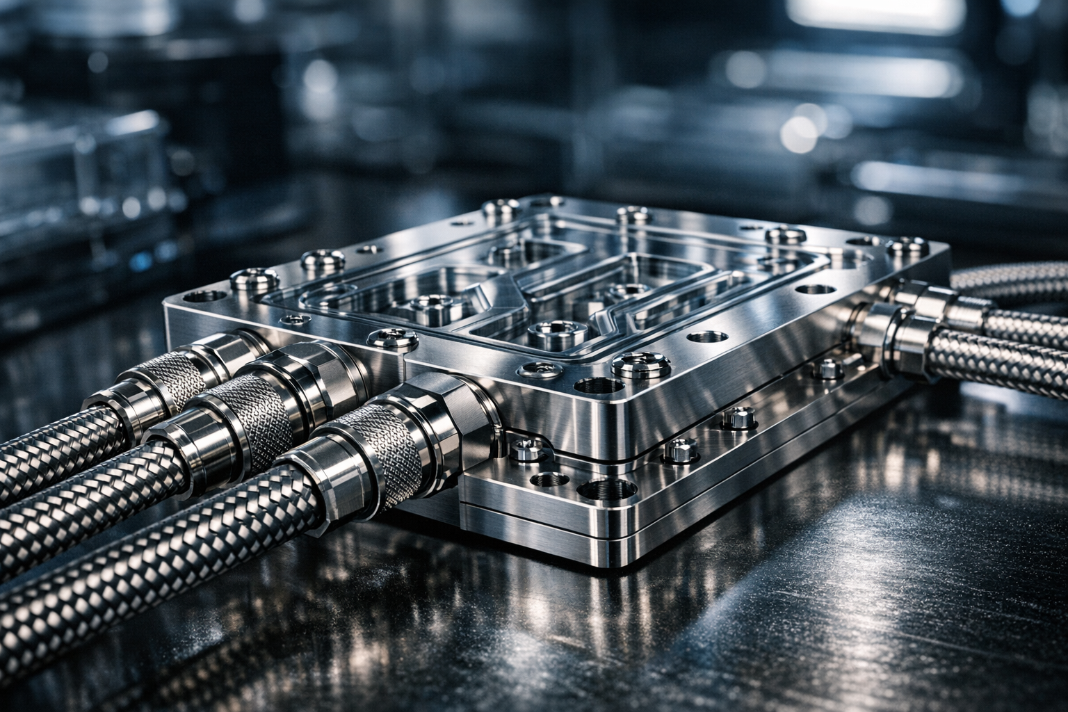 저유량으로 강력한 방열 효과를 내는 평면형 열교환 매니폴드 기술 개발 썸네일